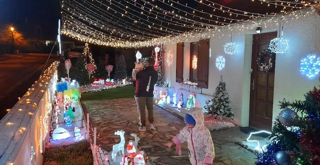 photo  les premiers visiteurs ont découvert la partie avant de la maison, baptisée « le pôle arctique ».  &copy;  le maine libre 