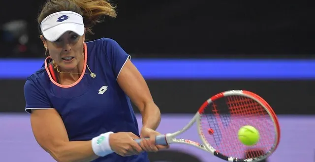 photo  alizé cornet ne viendra pas à l’arena loire de trélazé.  &copy;  afp 