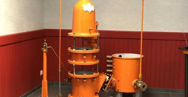 photo  le bélier hydraulique de juigné-sur-sarthe en version éclatée pour mieux comprendre comment cette machine fonctionne.  &copy;  ouest-france 