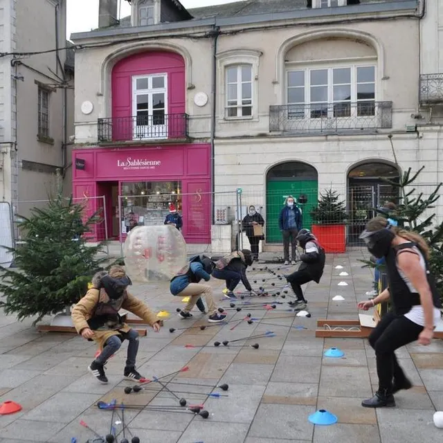 photo l’« archery game » a remporté un joli succès.  ©  le maine libre