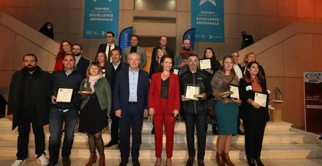 photo  lors de la remise des trophées.  &copy;  photo grav’or 