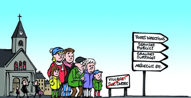 photo  comment vit-on dans nos villages du pays fléchois ? la rédaction va proposer une dizaine d’articles pour en parler.  &copy;  troud 