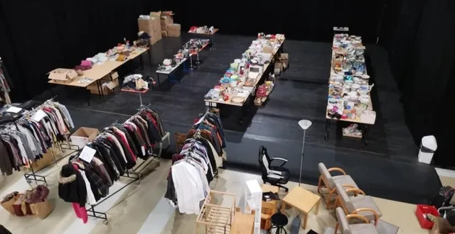 photo  une première gratiféria avait été organisée en septembre 2021 à eve.  &copy;  photo le mans université 