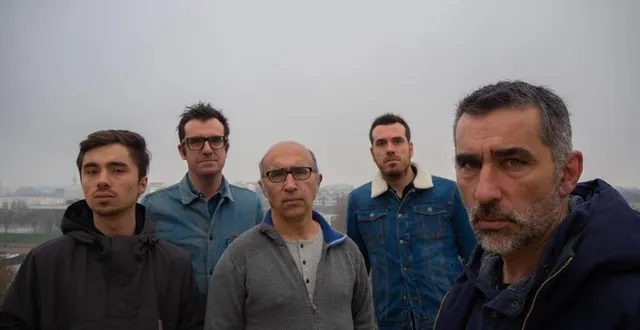 photo  le groupe lane était constitué de deux familles de musiciens : les sourice, fils et frères (félix, éric et pierre-yves) et les frères belin (étienne et camille).  &copy;  rémi sourice 