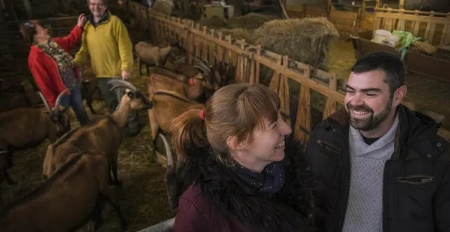 photo  saint-corneille, mercredi 8 décembre 2021. dans un peu plus d’un an, eric et béatrice prendront leur retraite. ils passeront la main à joffrey et virginie.  &copy;  photo le maine libre-denis lambert 