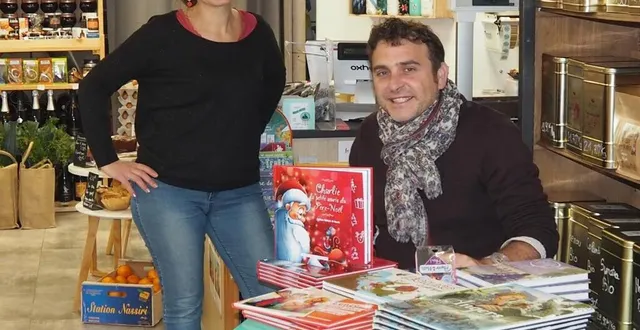 photo  julien moca était en dédicace vendredi 26 novembre à l’épicerie locale a 2 pas d’elo, à andard. 