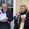 photo  marilou berry lors de l’inauguration de la maison des associations. à côté d’elle, gilles malet, maire de monts-sur-orne. 