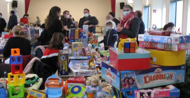 photo  exposition jouets et livres salle gaston-langevin.  &copy;  ouest-france 