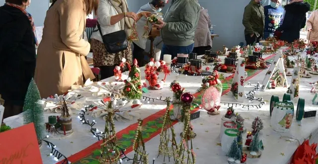 photo  les décorations pour les tables de fin d’année ont été très prisées.  &copy;  le maine libre 