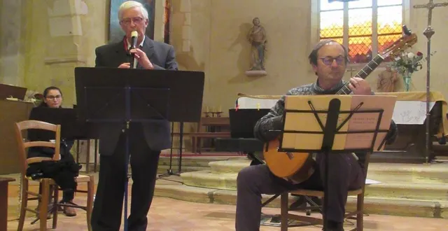 photo  un duo flûte à bec et guitare a enchanté le public venu à l’église.  &copy;  ouest-france 