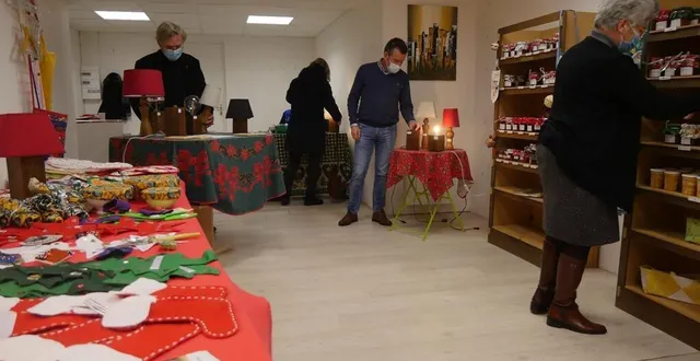 photo  la boutique éphémère du rotary-club, à sablé-sur-sarthe, est ouverte jusqu’au 22 décembre 2021.  &copy;  le maine libre 