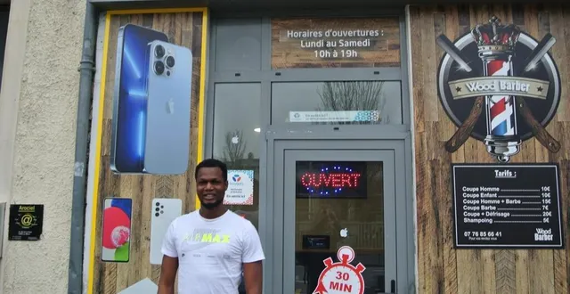 photo  la boutique de mohamed touré, est installée au 19 boulevard robert-jarry.  &copy;  ouest-france 