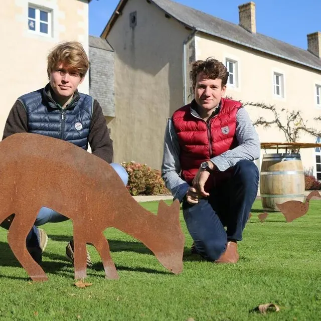 photo enzo goulet et victor da cunha se sont associés pour créer la sarl acier création jardin.  ©  archives ouest-france