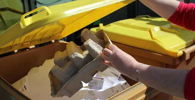 photo  alors que les bacs jaunes arriveront dans le pays sabolien en 2023, la redevance sur la gestion des déchets ménagers va augmenter en 2022.  &copy;  archives ouest-france 