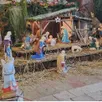 photo la crèche de noël, crée par éliane et gerard lantenois