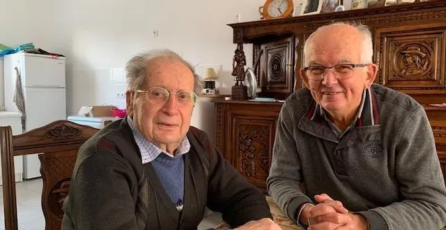 photo  salomon herscu et christian chesnier partagent une grande complicité.  &copy;  le maine libre 