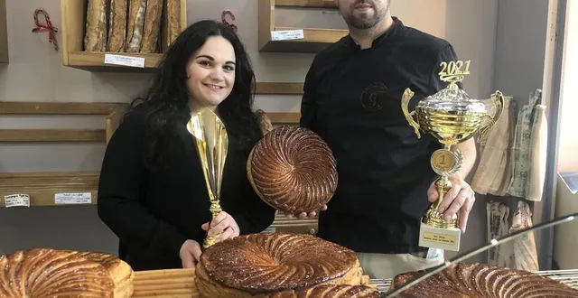 photo  julie et guillaume gaugain, du moulin sucré à solesmes, ont fait du concours départemental de la meilleure galette une chasse presque gardée.  &copy;  ouest-france 