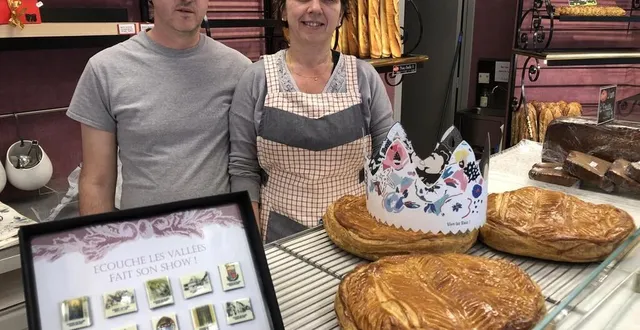 photo  jean-luc et isabelle becaert, gérants de la huche à pain, à écouché-les-vallées.  &copy;  ouest-france 
