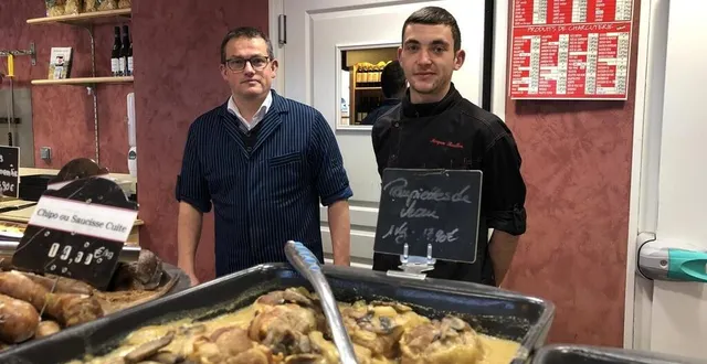 photo  sébastien freteau (à gauche) a fait le choix de s’associer avec morgan bouillon, son ancien apprenti.  &copy;  ouest-france 