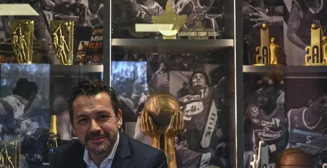 photo  pour christophe le bouille, le président du msb, les voyants sont au vert en ce début de saison 2021/2022.  &copy;  le maine libre – denis lambert 