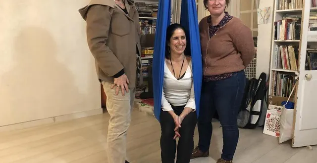 photo  autour de bérengère bodénan, martine de latude et marie collet préparent activement les journées portes ouverts de la casa feliz.  &copy;  ouest-france 