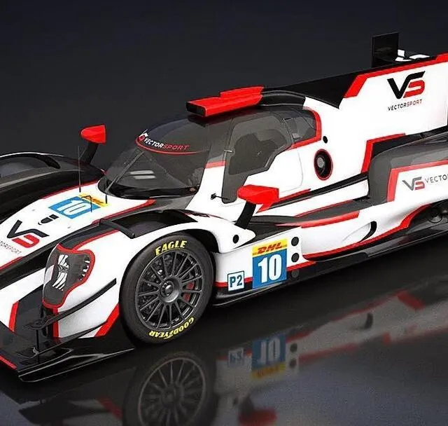 photo l’oreca lmp2 de l’équipe vector sport.  ©  victor sport