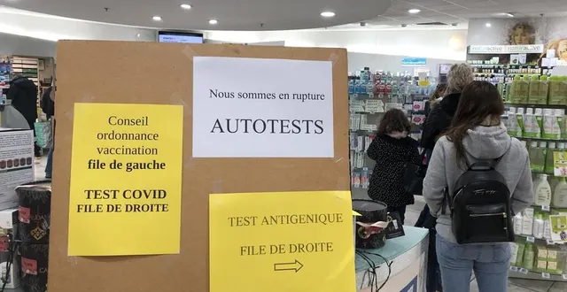photo  la pénurie d’autotests touche presque tous les points de vente au mans et dans son agglomération : pharmacies, hypermarchés, supermarchés, magasins de matériel médical.  &copy;  le maine libre 