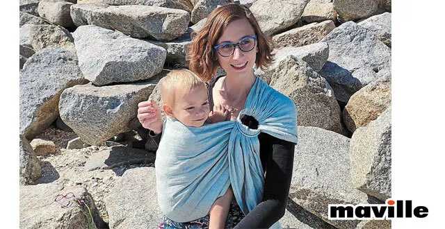 photo angers bien-être. location de moyen de portage pour bébé avec keep them close