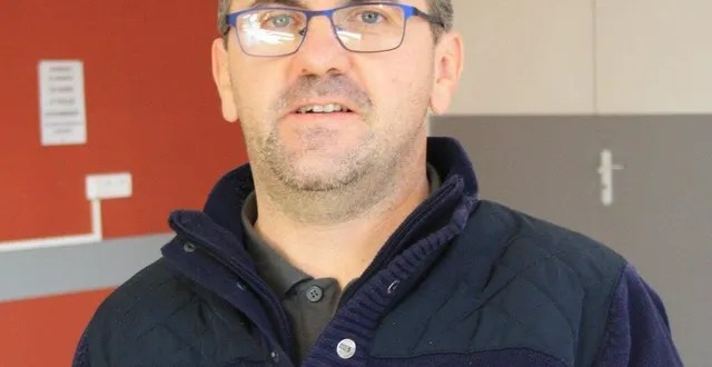 photo  christophe favreau, le nouveau président de la cap faye. 