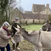 photo  michèle et françoise pasquier, deux enseignants à la retraite, vivent aujourd’hui une vie paisible dans un vieux manoir qu’ils ont rénové, à challes, près du mans. en compagnie d’animaux recueillis. 