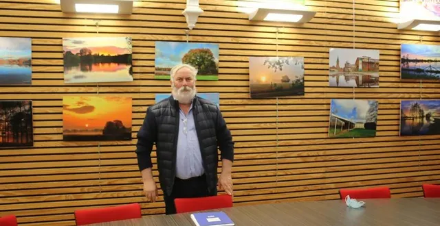 photo  andré trottet, maire de villeneuve-en-perseigne, au nord de la sarthe.  &copy;  ouest-france 