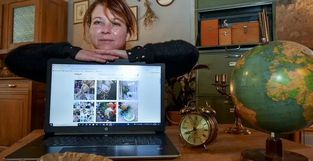 photo  brains-sur-gée, jeudi 6 janvier 2022. laëtitia deret, plus connue sous son pseudo lettybroc, sur instagram, compte 1 200 abonnés.  &copy;  le maine libre – yvon loué 