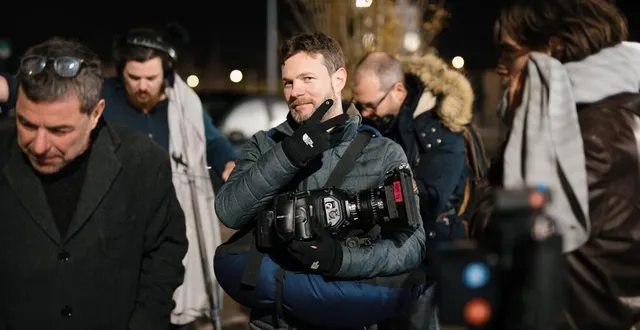photo  pascal boudet (ici sur le tournage de hors du monde) n’avait jamais officié comme directeur de la photographie dans le cinéma. crédit photo : pascal boudet.  &copy;  ouest-france 