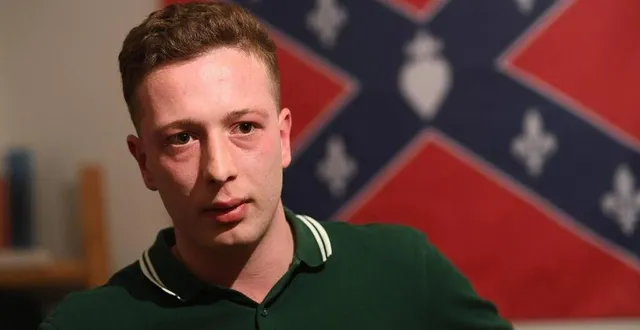 photo  le porte-parole de l’alvarium, jean-eudes gannat, conteste la dissolution du groupe identitaire angevin.  &copy;  archives co - josselin clair 