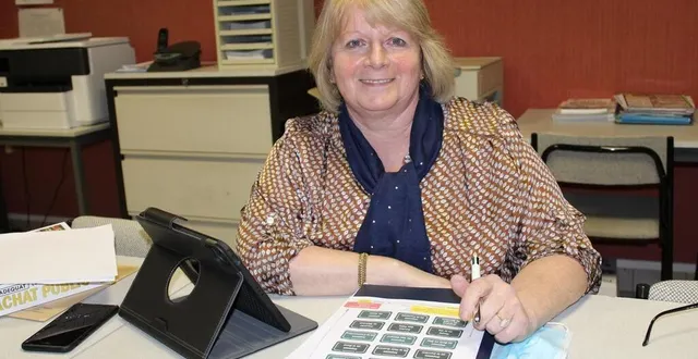 photo  rencontrée mardi 18 janvier 2022, agnès laigre adresse ses vœux et fait le point sur différents dossiers que ce soit en lien avec la commune de guerquesalles (orne) dont elle est la maire depuis 2020 ou avec le conseil départemental.  &copy;  ouest-france 