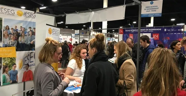 photo  le 15e salon studyrama posera ses stands samedi au parc des expositions d’angers.  &copy;  archives co 