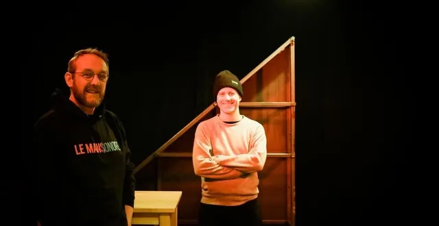 photo  manu chaput, président de teriaki (à gauche) et martin messier. la rencontre avait eu lieu au barouf, bar redécoré justement par ronan virondaud, architecte et pilier de l’association teriaki…  &copy;  ouest-france 