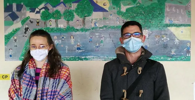 photo  ludivine motte, animatrice et gianni bernard, encadrant sportif.  &copy;  ouest-france 