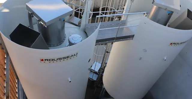 photo  le nouveau bâtiment s’élève sur deux étages et contient d’énormes cuves de produits chimiques.  &copy;  ouest-france 