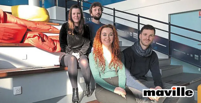 photo fanny angelo et geoffrey tijou (premier plan) ; amandine girard et nathan davodeau. &copy; photo : k.m