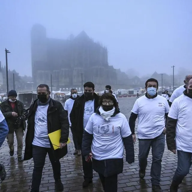 L’arrivée de Christiane Lambert. Le Maine Libre – Denis LAMBERT photo l’arrivée de christiane lambert. © le maine libre – denis lambert