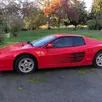 photo  cette ferrari testarossa a été adjugée 96 000 € (frais compris) samedi 29 janvier 2022 à alençon. 