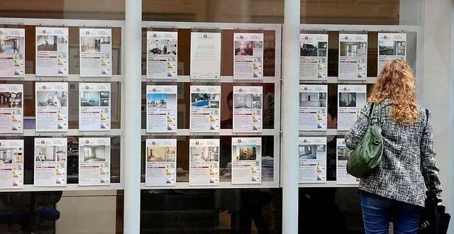 photo  une femme regarde des annonces immobilières en mai 2013. photo d’illustration.  &copy;  franck dubray / archives ouest-france 