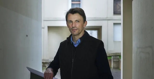 photo  sébastien buard, délégué du parti d’éric zemmour en sarthe.  &copy;  photo le maine libre – denis lambert 