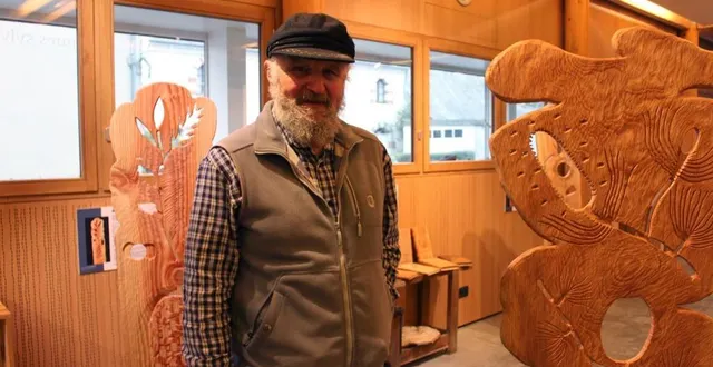 photo  paul corbineau, « conteur sur bois »  &copy;  le maine libre 