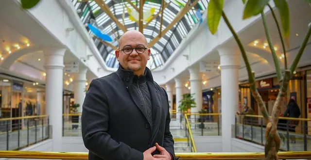 photo  johann rouers a pris la direction du centre commercial manceau en mars 2018.  &copy;  photo le maine libre – yvon loué 