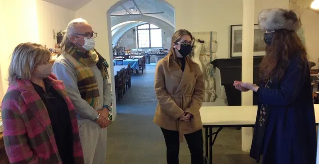 photo  de g. à dr. pascale fontenel-personne, eric martineau, aurore bergé, shelly de vito.  &copy;  le maine libre 