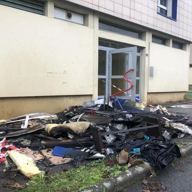 photo l’appartement de 100 m2 a été entièrement détruit.  ©  ouest-france