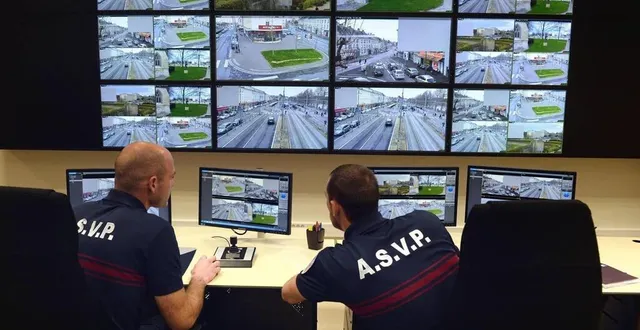 photo  romain bail souhaite que ouistreham ait un centre de surveillance urbain, géré par la police municipale (image d’illustration). 