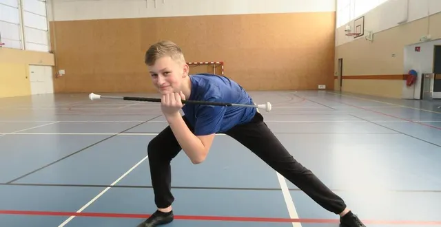 photo  léo visera une place pour le championnat national qui se déroulera en juillet, à la roche-sur-yon.  &copy;  ouest-france 